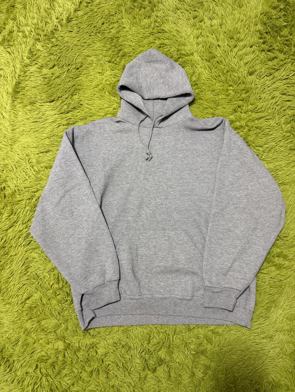 Vintage 90s Russell Athletic Blank Hoodie Size XL Gray